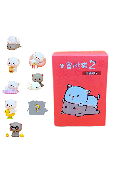 choice2 <8cm 2nd generation 1pc Mitao Cat 2/3/4 Season Lucky Cat Blind Box Cu...