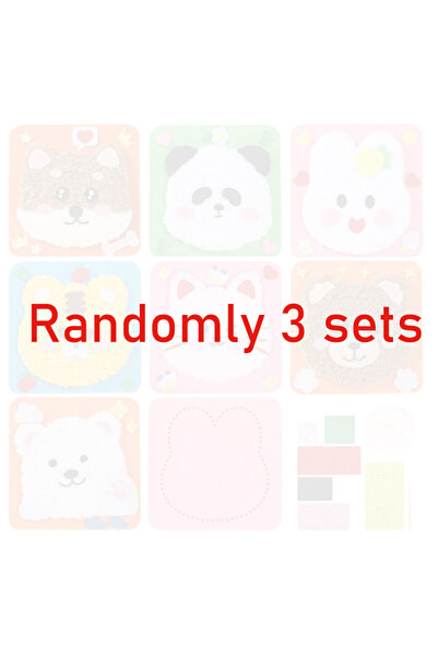 Choice3 Randomly 3 sets First Sewing Kit for Beginner Kids Arts Crafts DIY Em...
