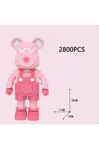 Choice6 B Violence Bear Building Block Toy Height Lovely particles DIY Assemb...