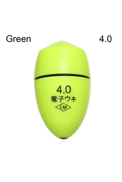 Choice عوامة صيد الصخور الإلكترونية العائمة Green 4.0 مع ضوء ليلي عوامة صيد ا...