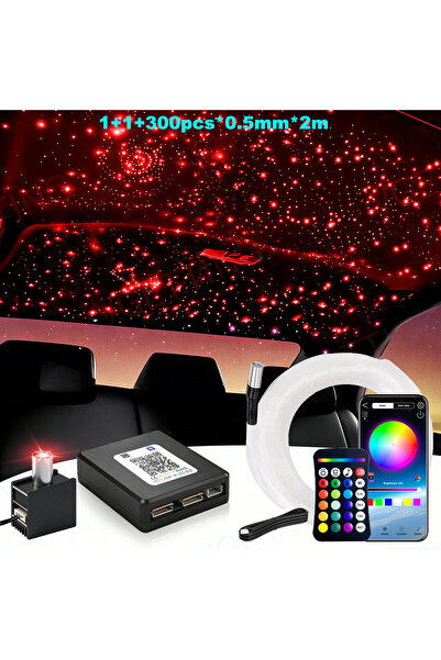 Choice4 1-1 300pcs 0.5mm 2m RGBW 16W Split Starlight Headliner Kit, Fiber Opt...