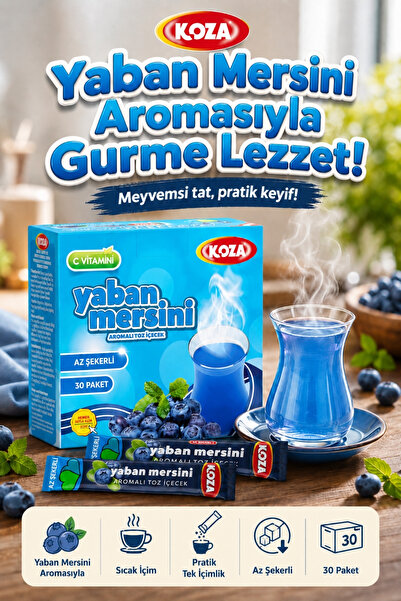 Koza Gurmelerin Seçimi Pratik Lezzet Yaban Mersini Aromalı Tek İçimlik Bluebe...