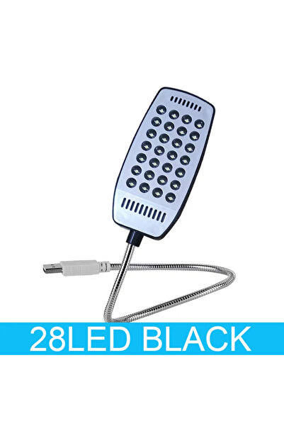Choice Black USB LED Book Light 28 LEDs Flexible Eye Protection Reading Lamp ...