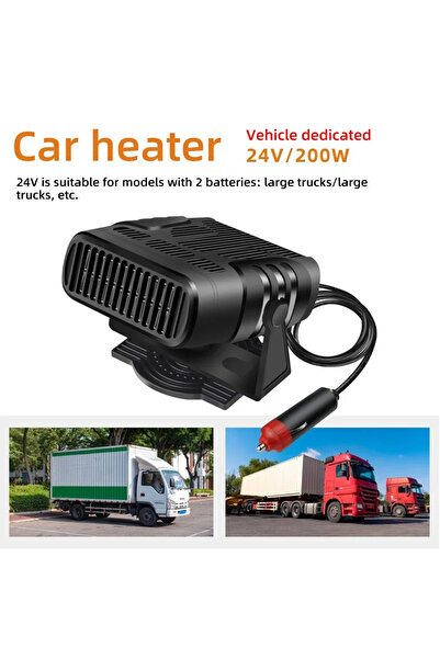 Choice 24V 200W Dual Mode Portable 12V 24V Car Heater Fast Heating Windshield...