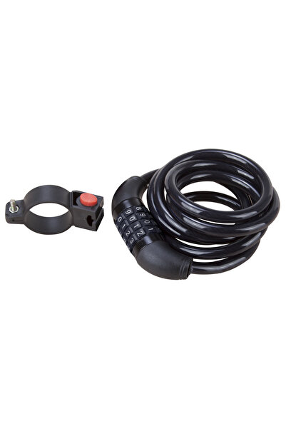 Evotools Lacăt de bicicletă cu protecție și combinație 4512 10 mm 800 mm 10 m...