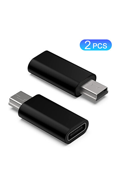 Choice1 2pcs ﻿ ﻿ 2/3pcs Type C to Mini USB Adapter USB C Female to MiniUSB Ma...