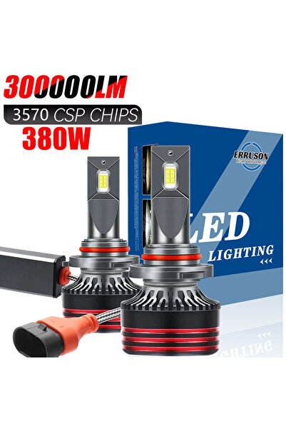 Choice4 مصباح أمامي للسيارة من نوع Erruson بقوة 160 واط وشدة إضاءة 300000 لوم...