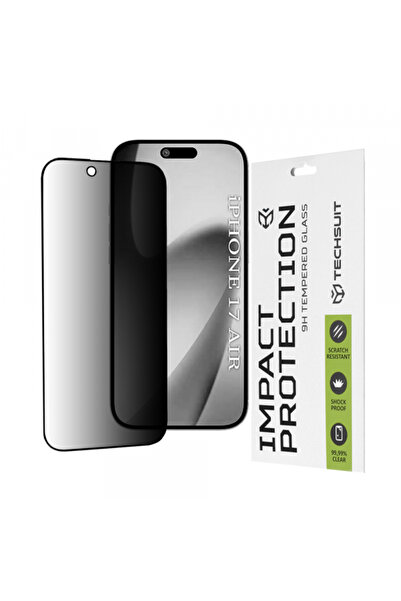 Apple Folie de protectie Ecran Privacy Techsuit pentru iPhone 17 Air, Sticla ...