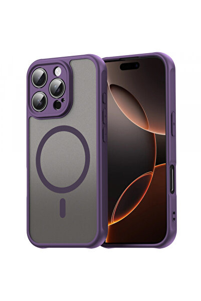 Apple Husa MagSafe pentru iPhone 11, Techsuit, HaloFrost II, Mov