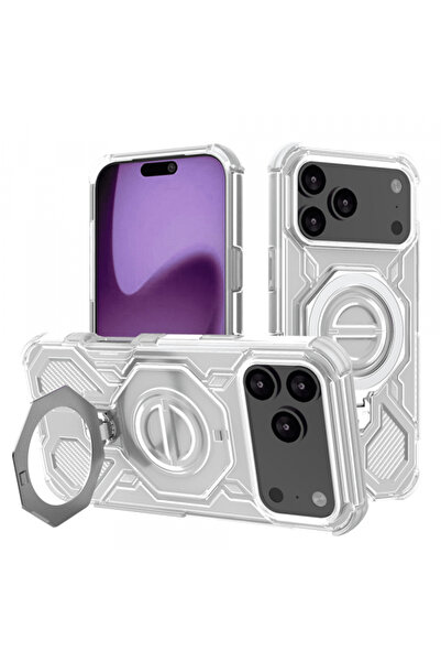 Apple Husa pentru iPhone 17 Pro Max, Techsuit, Carbon Shield Pro, Alba