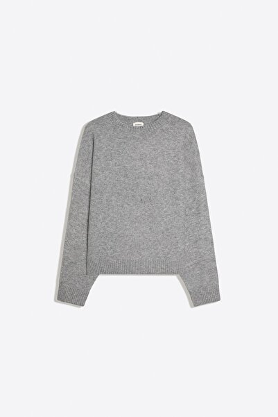 Bershka Bisiklet yaka boxy fit kazak
