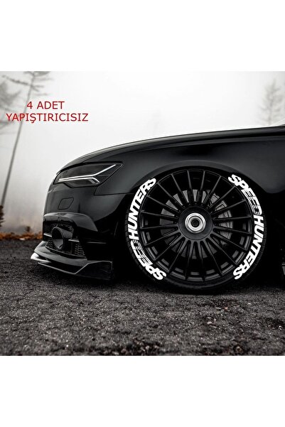 ASTUNİNG Pvc Kauçuk Speedhunters Lastik Yazısı 4 Adet