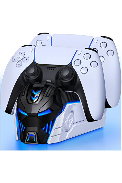 choice2 FC500 DinoFire Charging Station for PS5 Controller - Dual Fast Charge...