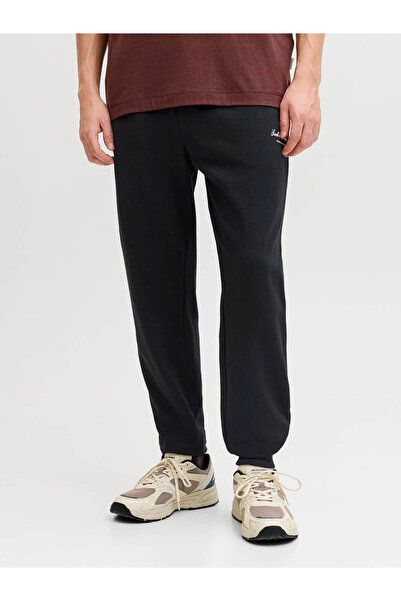 Jack & Jones Jpstgordon Archive Black Men's Sweatpants 12288641