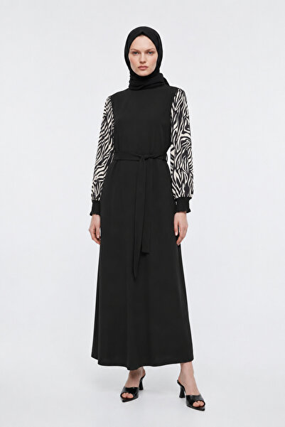 HAKKE Rochie Hijab lungă cu model zebră