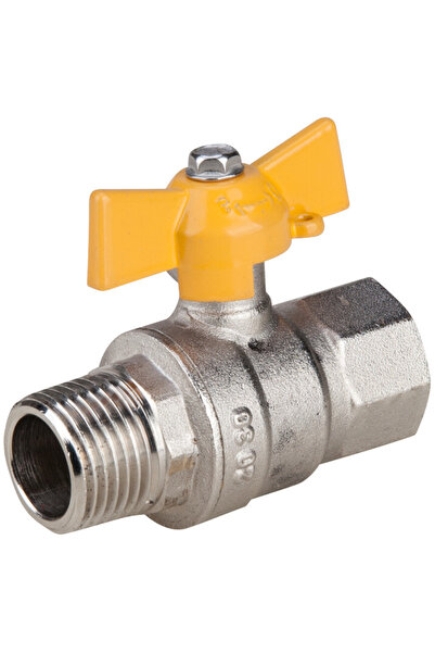 EVOSANITARY Robinet cu bilă pentru gaz cu fluture FI-FE 1048 1/2 inch