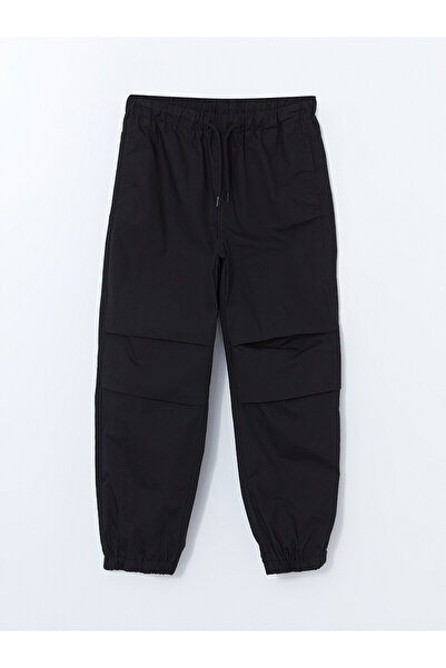 LC Waikiki Nevavm Boys' Parachute Pants with Elastic Waist and Pockets