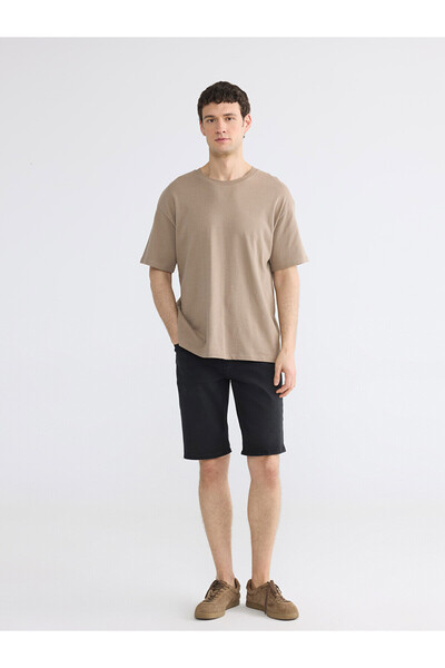 LC Waikiki Trendlucky Slim Fit Men's Jean Shorts with a Difference