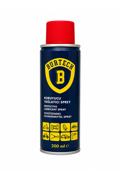 BURTECH Pas Sökücü ve Koruyucu Yağlayıcı Sprey 200ml