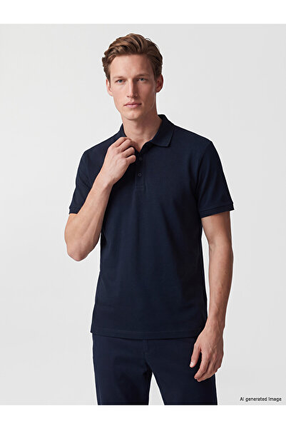 LC Waikiki Trendlucky with a Difference Polo Collar Pique Men's T-Shirt