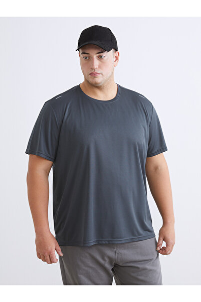 LC Waikiki Nevavm with Difference Oval Collar Men's Sports T-Shirt