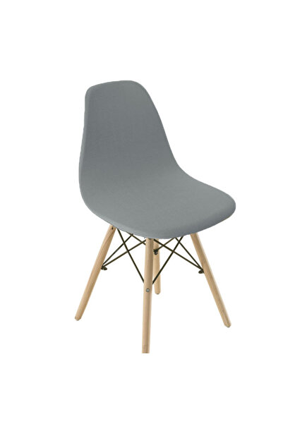 Choice Grey Elastic Shell Chair Cover Stretch Dining Chair Cover Seat Covers ...