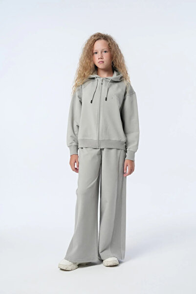 HAUSEkids 9-15 Years Old Aqua Crystal Girl's Suit-Space Gray