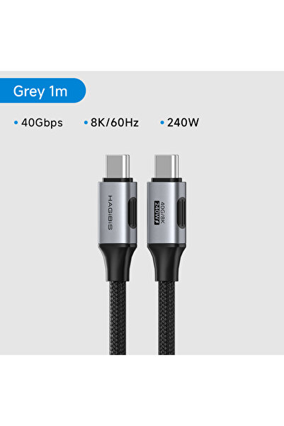 Choice3 كابل هاجيبس USB 4 بطول متر واحد، يدعم سرعة نقل بيانات تصل إلى 80 جيجا...