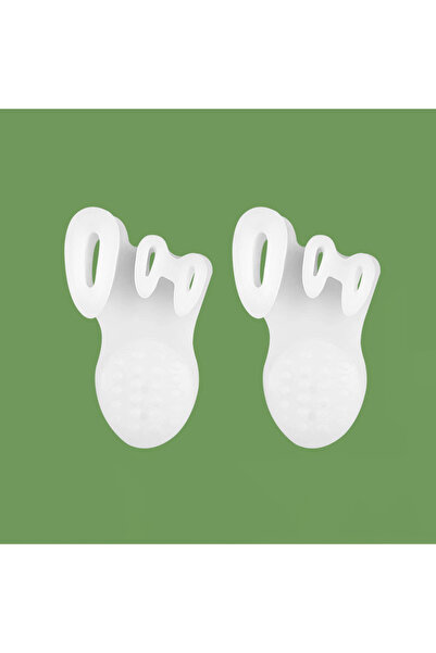 Choice1 WHITE 1pair Gel Toe Separators & Ball of Foot Cushions Toe Spacers to...