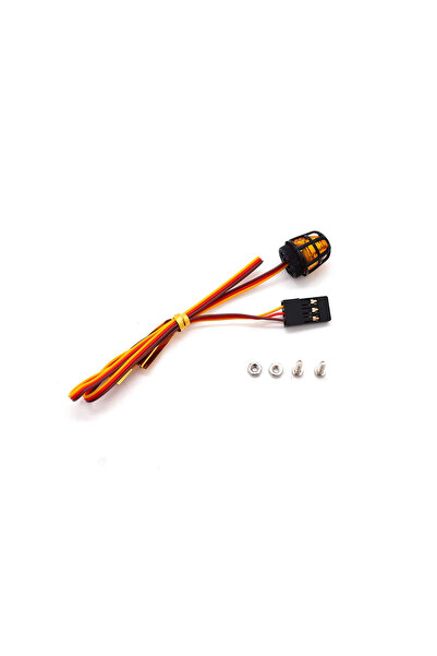 Choice6 مصباح LED أصفر بلاستيكي للسيارات التي تعمل بالتحكم عن بعد AX-516 مقاس...