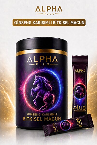 ALPHA EVERSTRONG Alpha Ginseng Atom Güç Kuvvet Macunu Bitkisel Macun Sachet (...