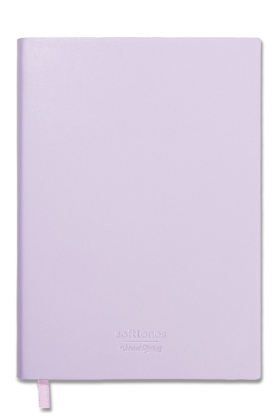 Victoria's Journals دفتر جيب بغطاء مرن من سوفتتونز A5 كريمي 128 Yp. مخطط