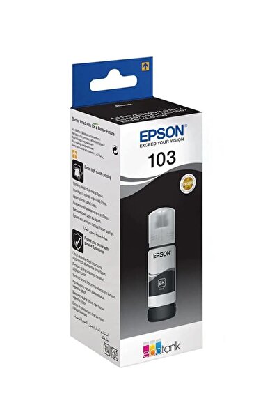 MERSA Epson Mürekkep Tüpü T00S14A 103 Ekotank Black