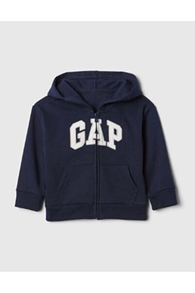 GAP Kids Gap baby boy hooded fleece zipper jacket 6 months - 5 years navy blue