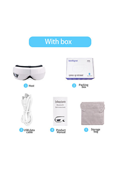 Choice1 With box Electric Eye Massager Foldable Smart Airbag Vibrating Kneadi...