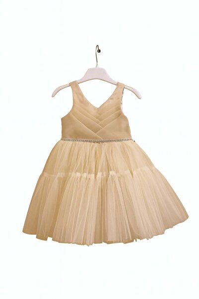 Miss Hely Girls Kids فستان سهرة للبنات الصغيرات 3178 مع أحجار على الخصر GKMH0015