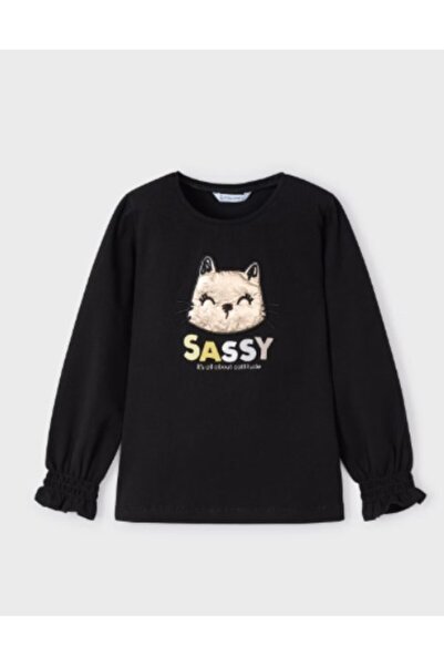 MAYORAL Girl child 4071 curly kitty top gkm0034