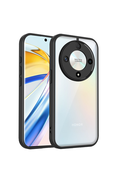 Choice3 HONOR Magic8 Lite Pc + tpu Black Honor Magic 8 Lite Case Air Cushion ...