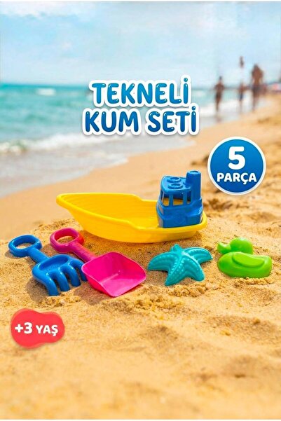 Tıfıl Toys Balıkçı Teknesi Plaj Deniz Oyuncağı Sarı EBT-101