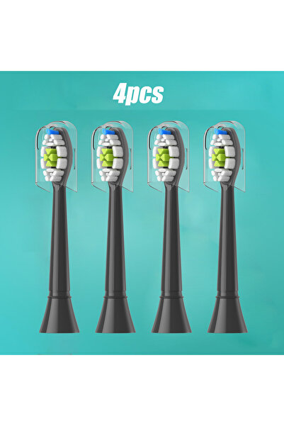 Choice1 4pcs Black 4-20pcs Replacement Toothbrush Heads Compatible with Phili...