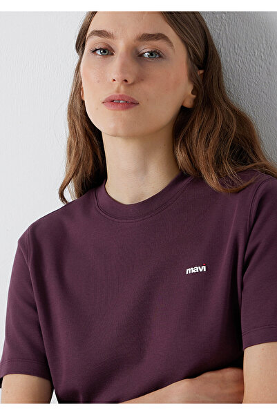Mavi Tricou Interlock mov cu imprimeu mini logo, croială normală 1612122-70223