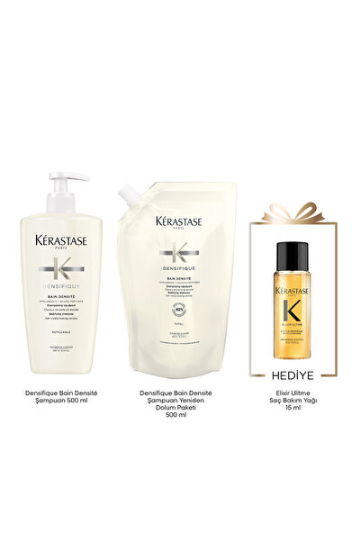 Kerastase Densifique Bain Densité Refill Şampuan Seti Bain Densité Refill Şam...