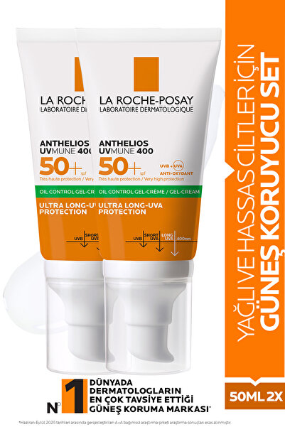 La Roche Posay Anthelios Oil Control Gel Cream Yağlı Ciltler İçin Jel Formund...