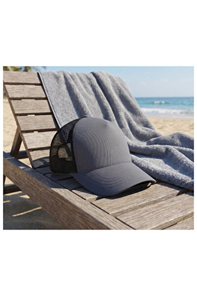 Kardelen Butik Denizli Mesh Sports Unisex Hat (Dark Gray) (5 Panels, Front Ce...