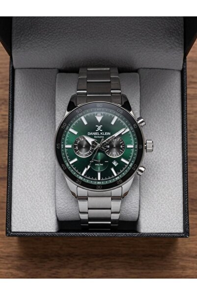 Daniel Klein Exclusive Çelik Kordon Yeşil Kadran Multifonksiyon Orijinal 2 Yı...