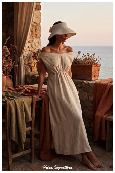 PIECE SIGNATURE Women's Straw Visor Hat with Stylish Bow Detail - Foldable Su...
