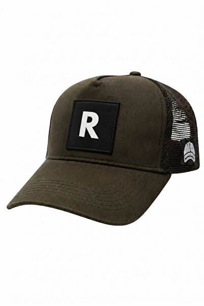 all hats قبعة بيسبول شبكية مزينة بحرف R
