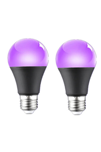 Choice 12W AC 85-265V black X 2Pcs 12W E27 UV Purple Black Light Bulb Glow in...