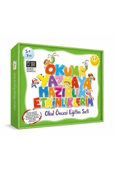 Ata Yayıncılık Okuma Yazmaya Hazırlık Etkinliklerim Eğitim Seti (3'lü Kitap) ...