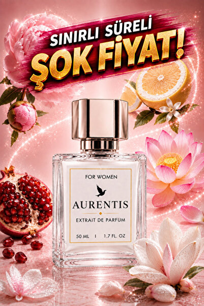 Aurentis NAZENİN Kalıcı Kadın Parfümü Extrait De Parfum 50 ml